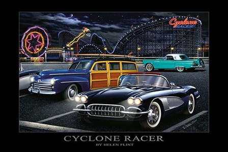 Cyclone Racer by Helen Flint art print