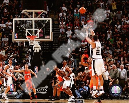 Tim Duncan 2007-08 Playoff Action art print