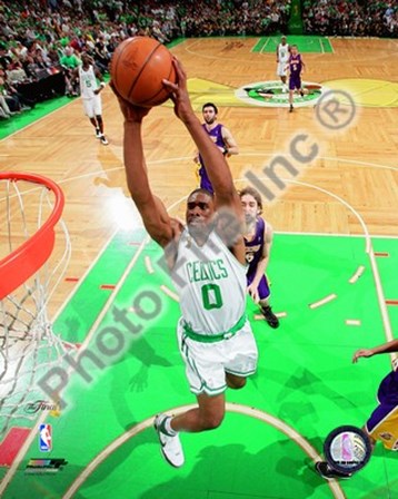 Leon Powe, Game 2 of the 2008 NBA Finals; Action #6 art print