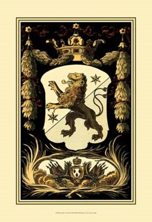 Family Crest III by Vision Studio art print