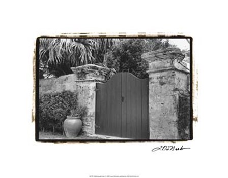 Old Bermuda Gate I by Laura Denardo art print