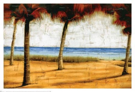 Beach Scene II by Vincent George art print