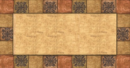 TUSCAN BORDER by Debbie DeWitt art print