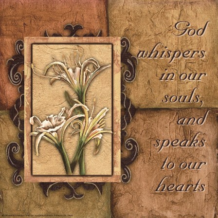Tuscan 4 PatchGod Whispers by Debbie DeWitt art print