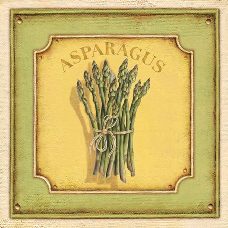Asparagus - mini by Daphne Brissonnet art print