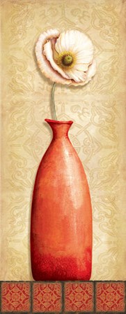 Asian Red I - mini by Delphine Corbin art print