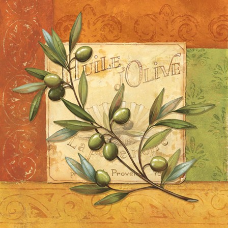 Olives du Midi I by Delphine Corbin art print