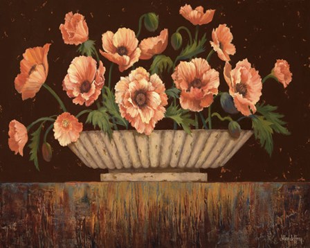 Elegant Poppies - mini by Jillian Jeffrey art print