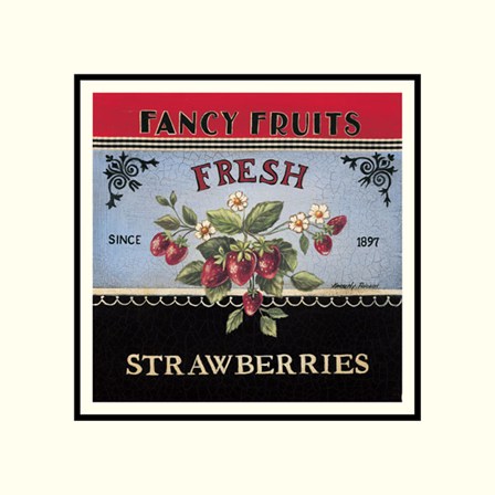 Fresh Strawberries - special by Kimberly Poloson art print