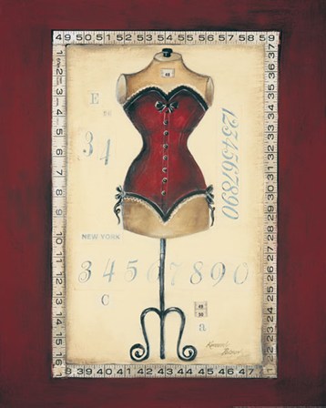 Taille de Robe I - Special by Kimberly Poloson art print