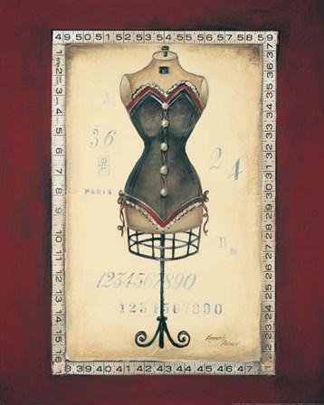 Taille de Robe II - special by Kimberly Poloson art print