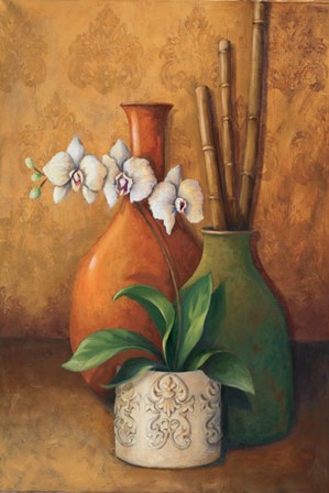Modern Orchid II by Studio 3 bamboo art print