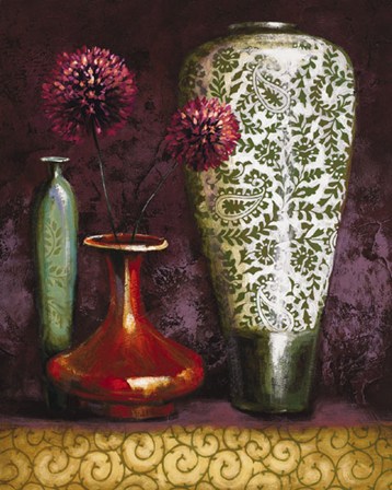 Persian Gardens IV by Selina Werbelow art print