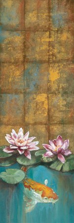 Golden Koi I by Selina Werbelow art print
