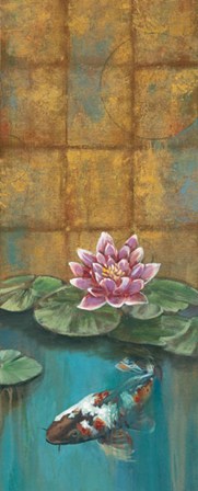 Golden Koi II - mini by Selina Werbelow art print