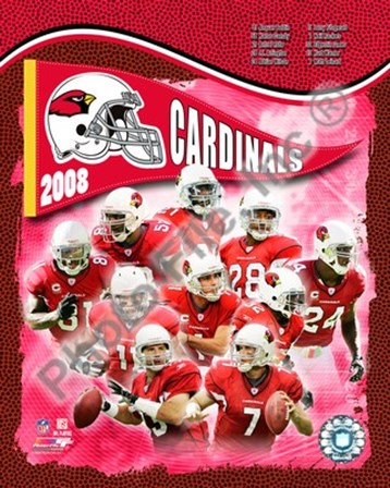 2008 Arizona Cardinals Team Composite art print