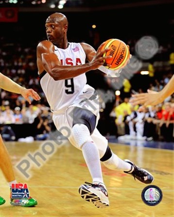 Dwyane Wade 2008 Team USA Action art print