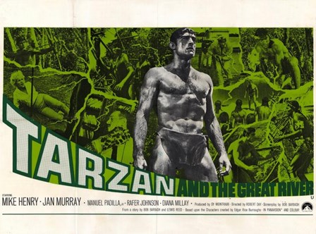 Tarzan and the Great River, c.1967 - style B art print