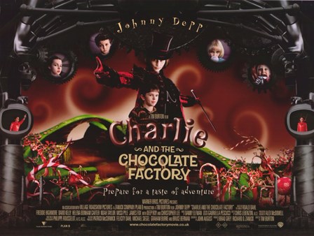 Charlie and the Chocolate Factory Horizontal art print