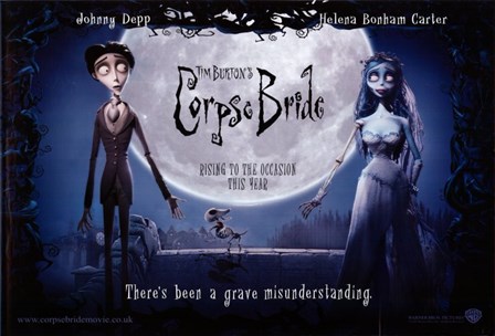 Tim Burton&#39;s Corpse Bride Grave Misunderstanding art print