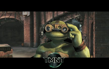 Teenage Mutant Ninja Turtles Michaelangelo Goggles art print