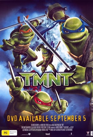 Teenage Mutant Ninja Turtles DVD art print