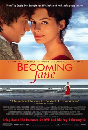 Becoming Jane Orange art print