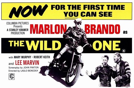 The Wild One - Marlon Brando art print