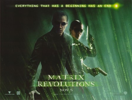 The Matrix Revolutions Beginning has an End art print