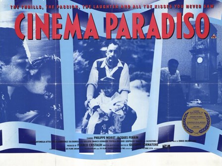 Cinema Paradiso Blue art print