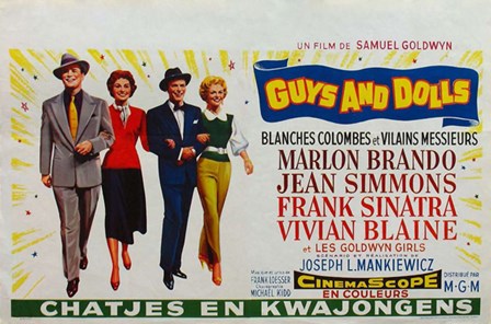 Guys and Dolls (french) art print