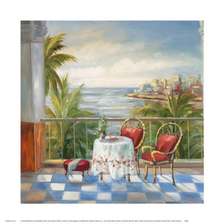 Terrace View 3 by Alexa Kelemen art print