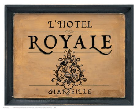 L'Hotel Royale by Working girls studio art print