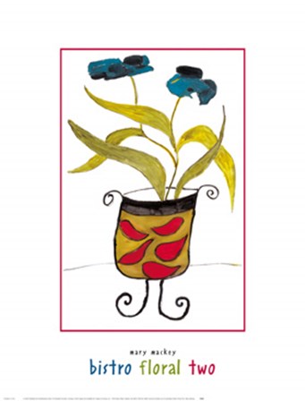 Bistro Floral Two by Mary Mackey art print