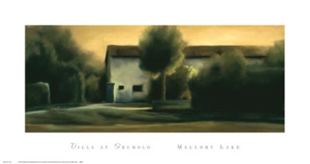 Villa at Grumolo by Mallory Lake art print