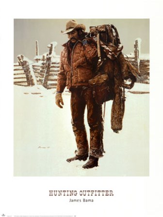 Hunting Outfitter by James Bama art print
