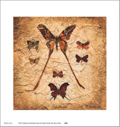 Papillons IV art print