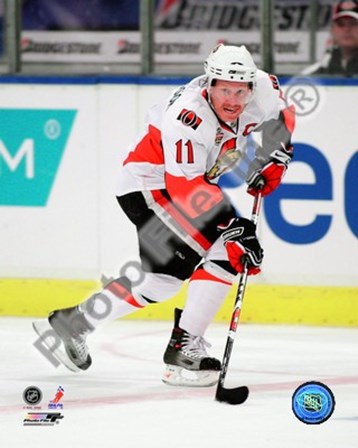 Daniel Alfredsson 2008-09 Away Action art print