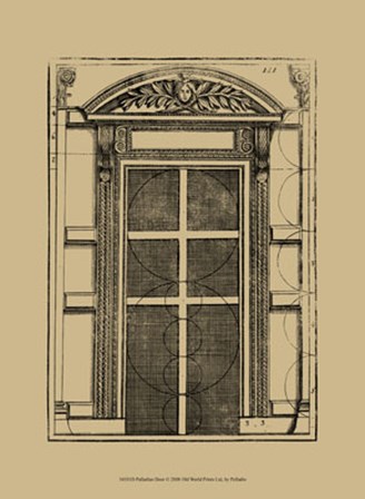 Palladian Door by Andrea Palladio art print