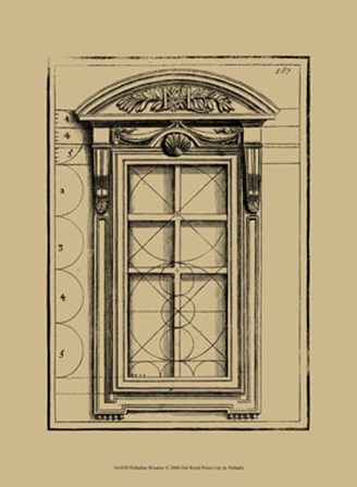 Palladian Window by Andrea Palladio art print