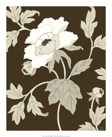 Neutral Peony Elegance I by Nancy Slocum art print