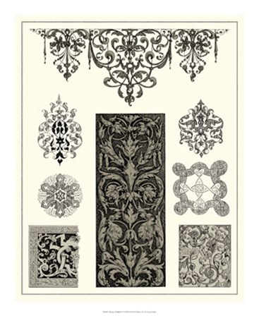 Baroque Details III by Vision Studio art print