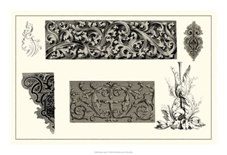 Baroque Details V by Vision Studio art print