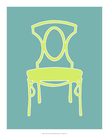 Graphic Chair I by Chariklia Zarris art print