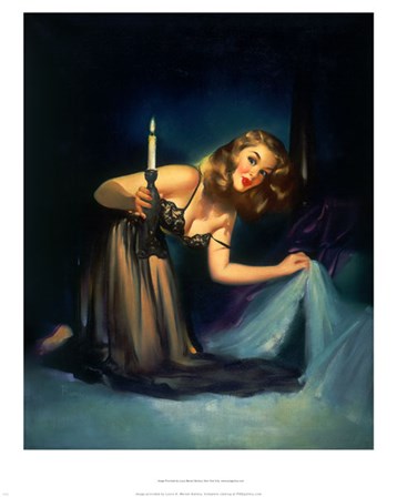 The Midnight Guest 1950 by Edward Runci art print
