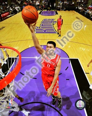 Yao Ming 2008-09 Action art print