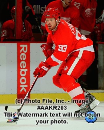 Johan Franzen 2008-09 Home Action art print