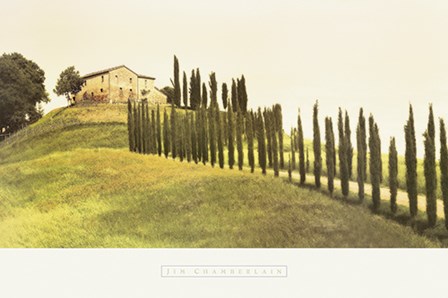 Tuscan Hills by Jim Chamberlain art print