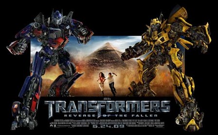 Transformers 2: Revenge of the Fallen - style D art print