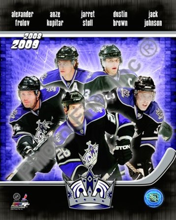 2008-09 Los Angeles Kings Team Composite art print